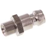Temperierkupplungsstecker 9mm Zapfen,M 8x0,75(AG)