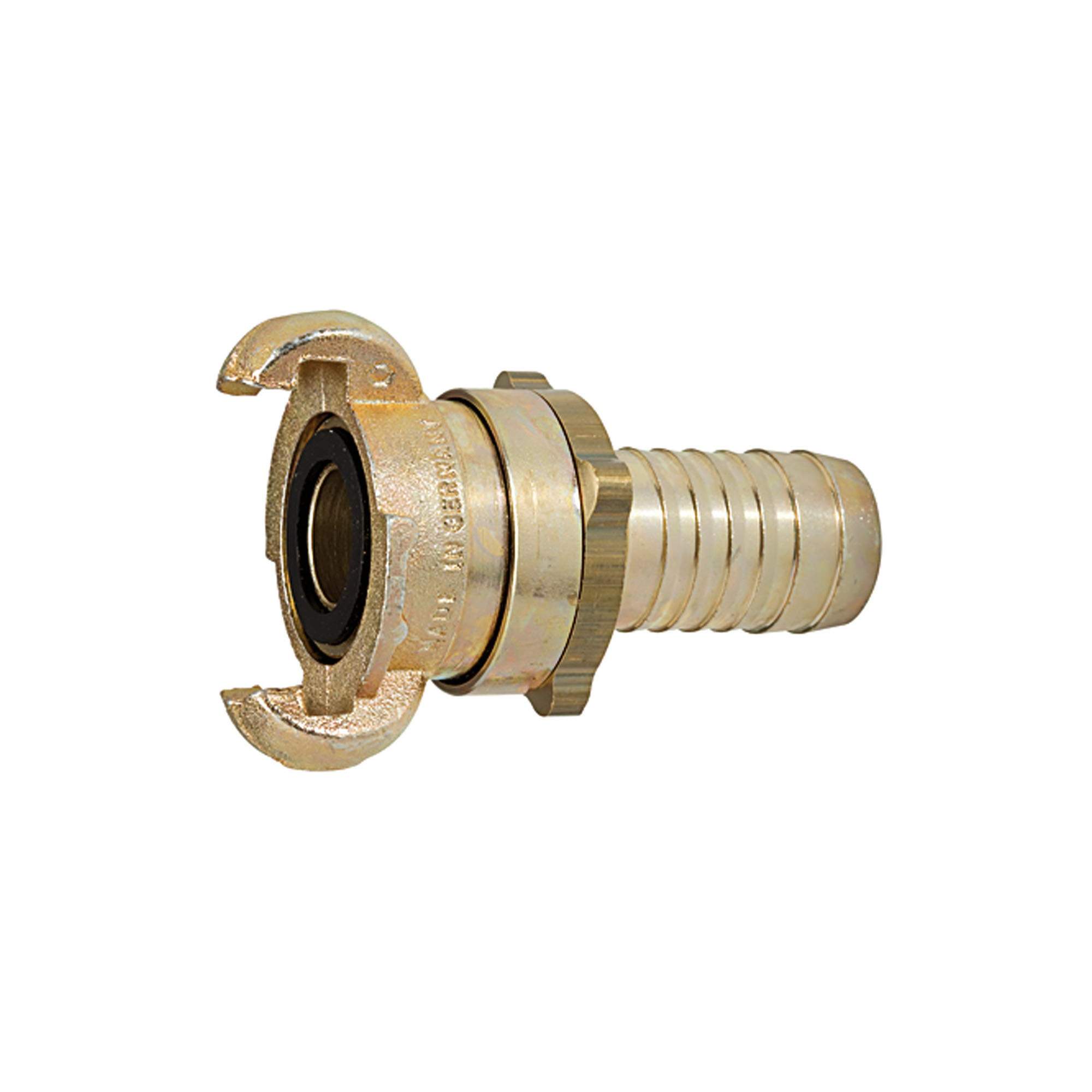 Safety jaw coupling with hose connection - Riegler K573