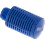 KU 18. Schalldämpfer aus Kunststoff (Granulat), G 1/8"