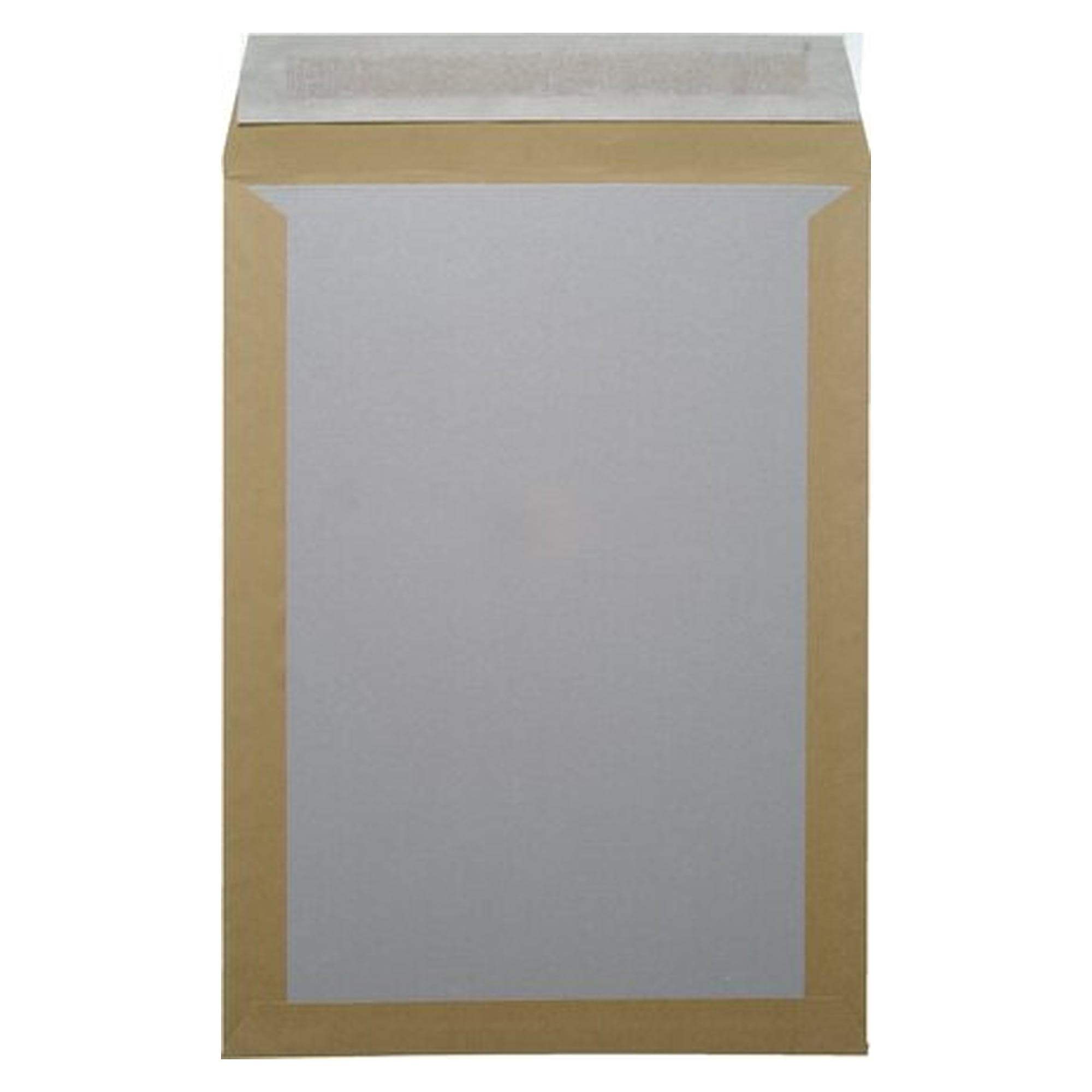Versandtasche mit Papprückwand DIN C4 (229 x 324) Haftklebung mit Abdeckstreifen, 120 g/m², weiß