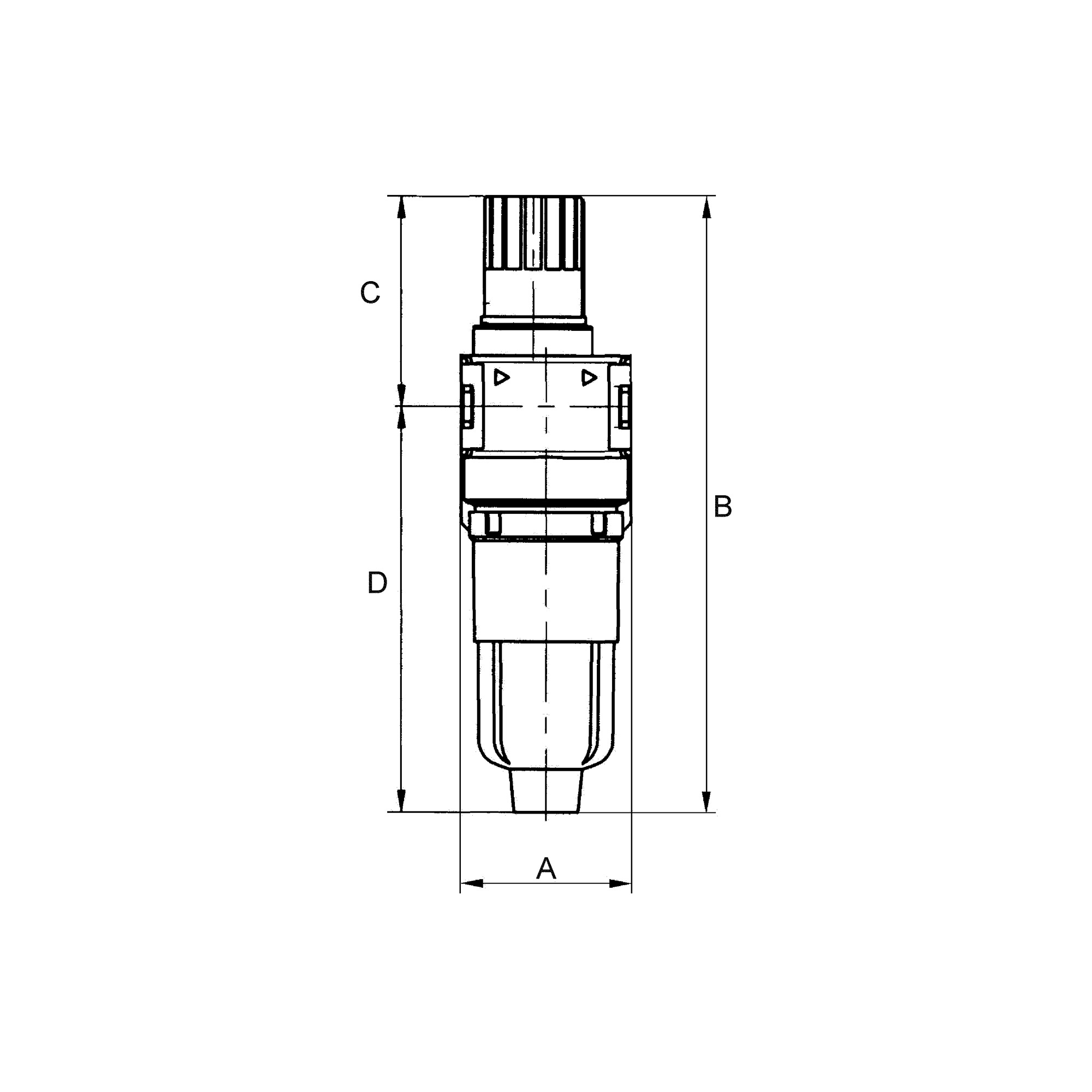 Nebelöler »multifix-mini«, mit Polycarbonatbehälter, BG 0, G 1/4 - Riegler 100388