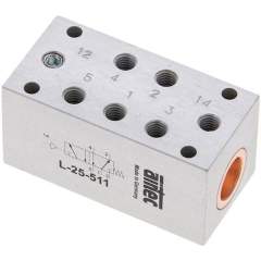 Airtec L 25 511. 5/2-Wege Pneumatikventil M 5, Feder, Standard