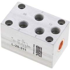 Airtec L 28 311. 3/2-Wege Pneumatikventil, G 1/8", Feder (NC/NO), Standard