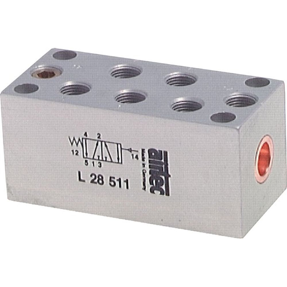 Airtec L-25-510-X. 5/2-way pneumatic valve M 5, Pneumatic spring, ATEX