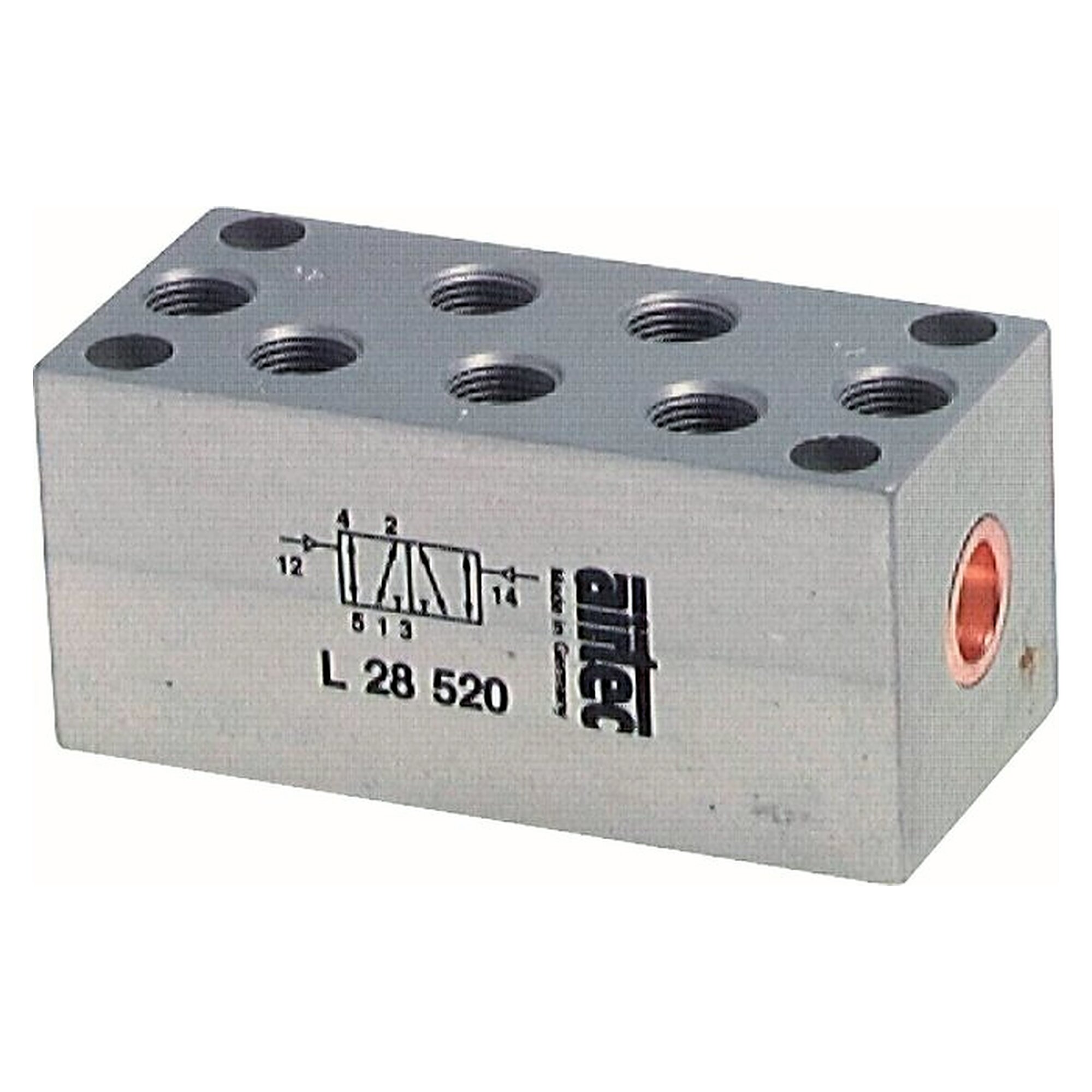 5/2-way pneumatic pulse valve, Standard, G 1/8", 600 l/min, nominal size 6 mm, 0 to 10 bar