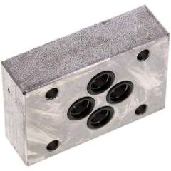 LA-4WE6V. Blind plate for stations not required, NG 6 (Alternatively) -piston,