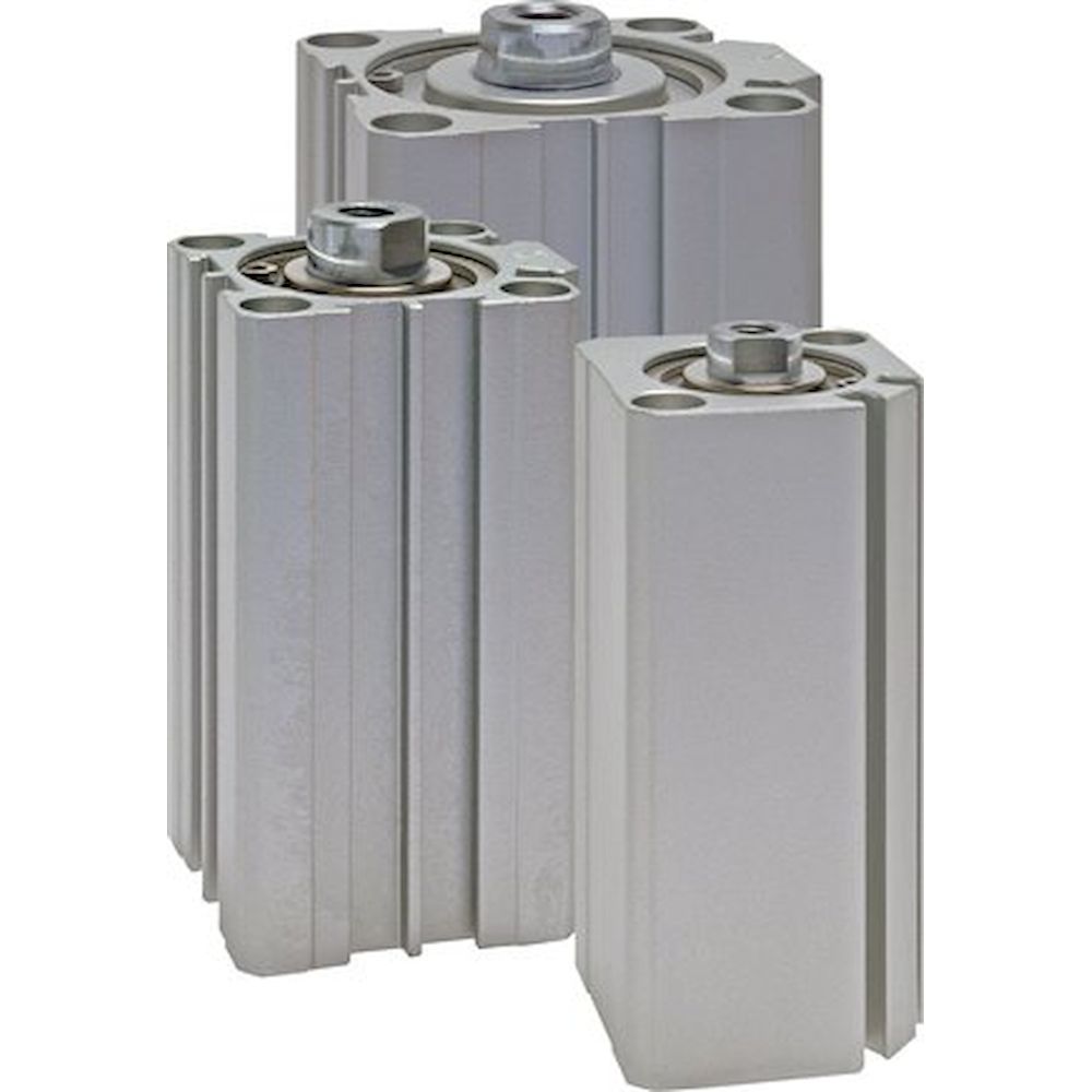 Kompaktzylinder, doppeltwirkend, Kolben 40mm, Hub 75mm