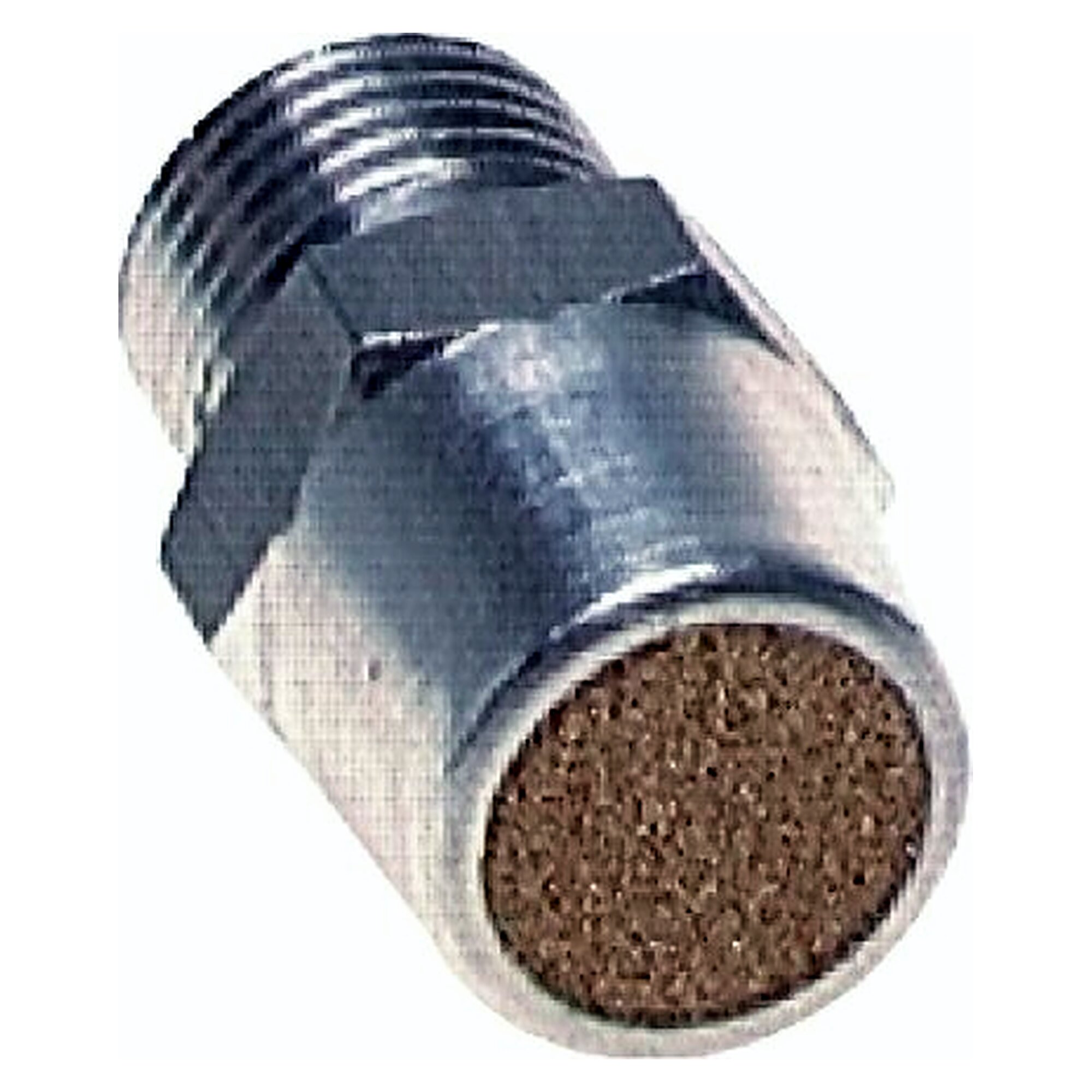 Lärmschutzdüse für Blaspistole, M 12x1,25 (AG), Aluminium mit Sinterbronzeeinsatz