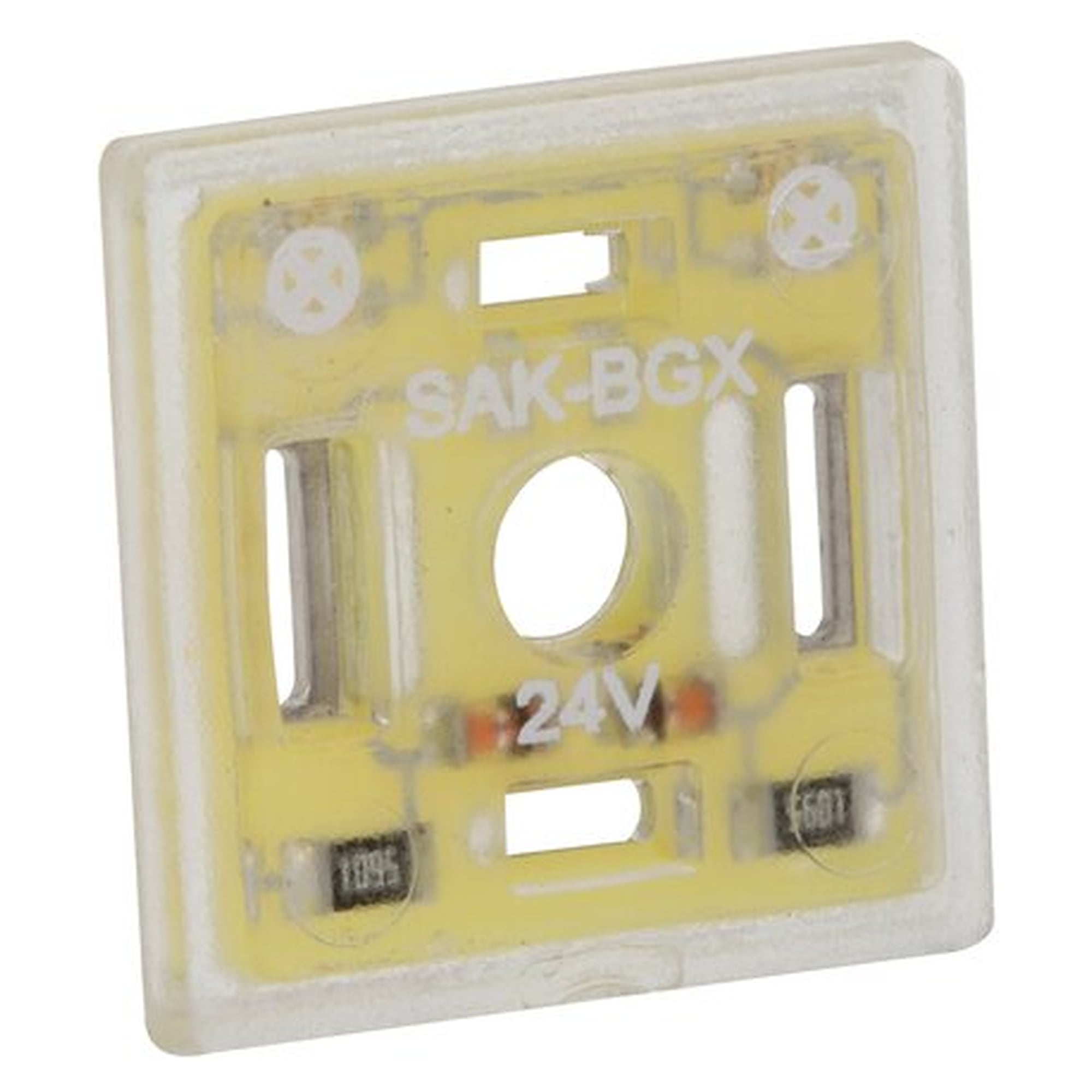Illuminated seal, 230 V AC/DC, plug size 0 (industry standard C), 15.5 x 15.5 x 1.9