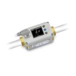 SMC LFE1D4F1. LFE, 3-colour Display, Electromagnetic Type Digital Flow Switch