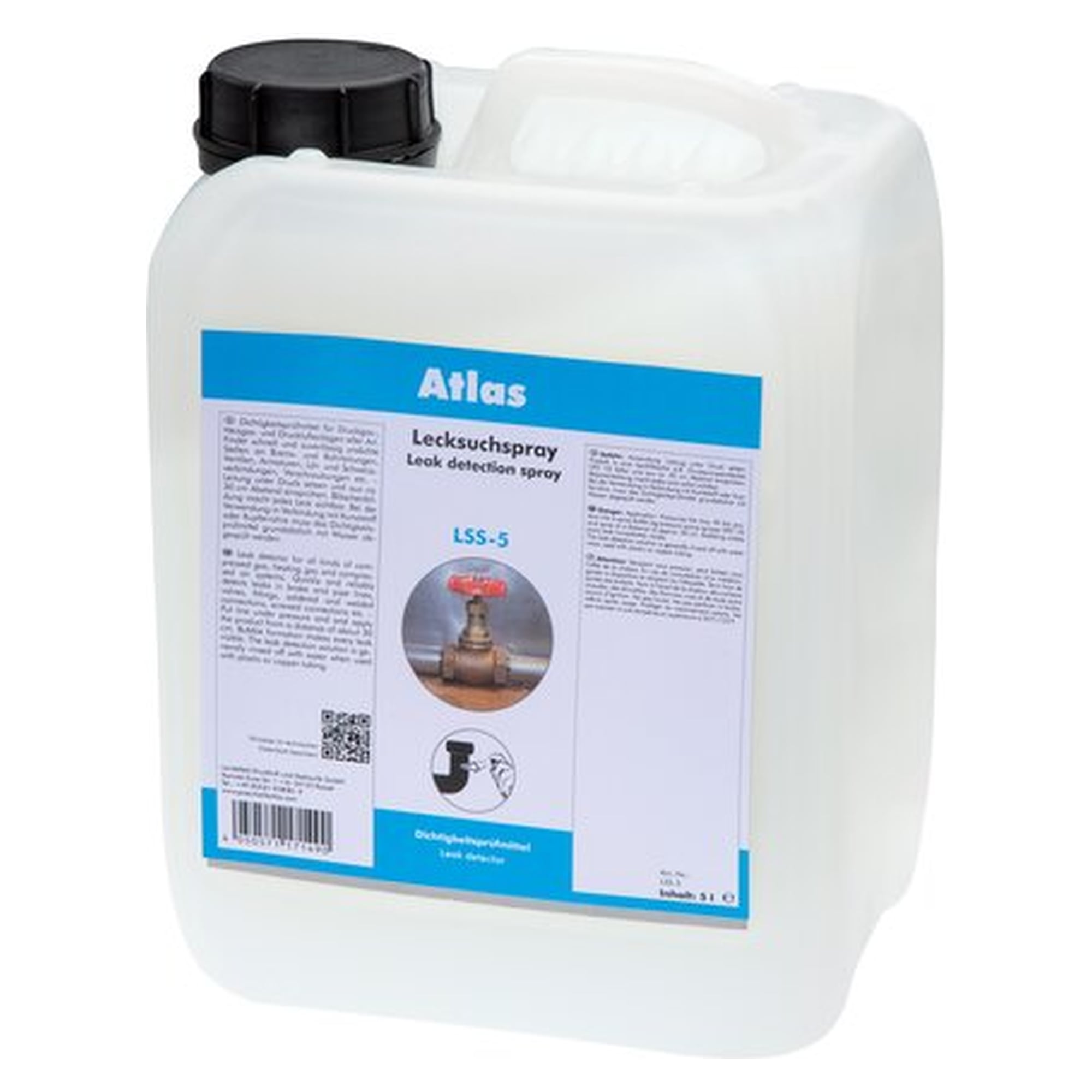 Lecksuchspray, DIN-DVGW, 5 l Kanister (DIN 51), Schmierstoff