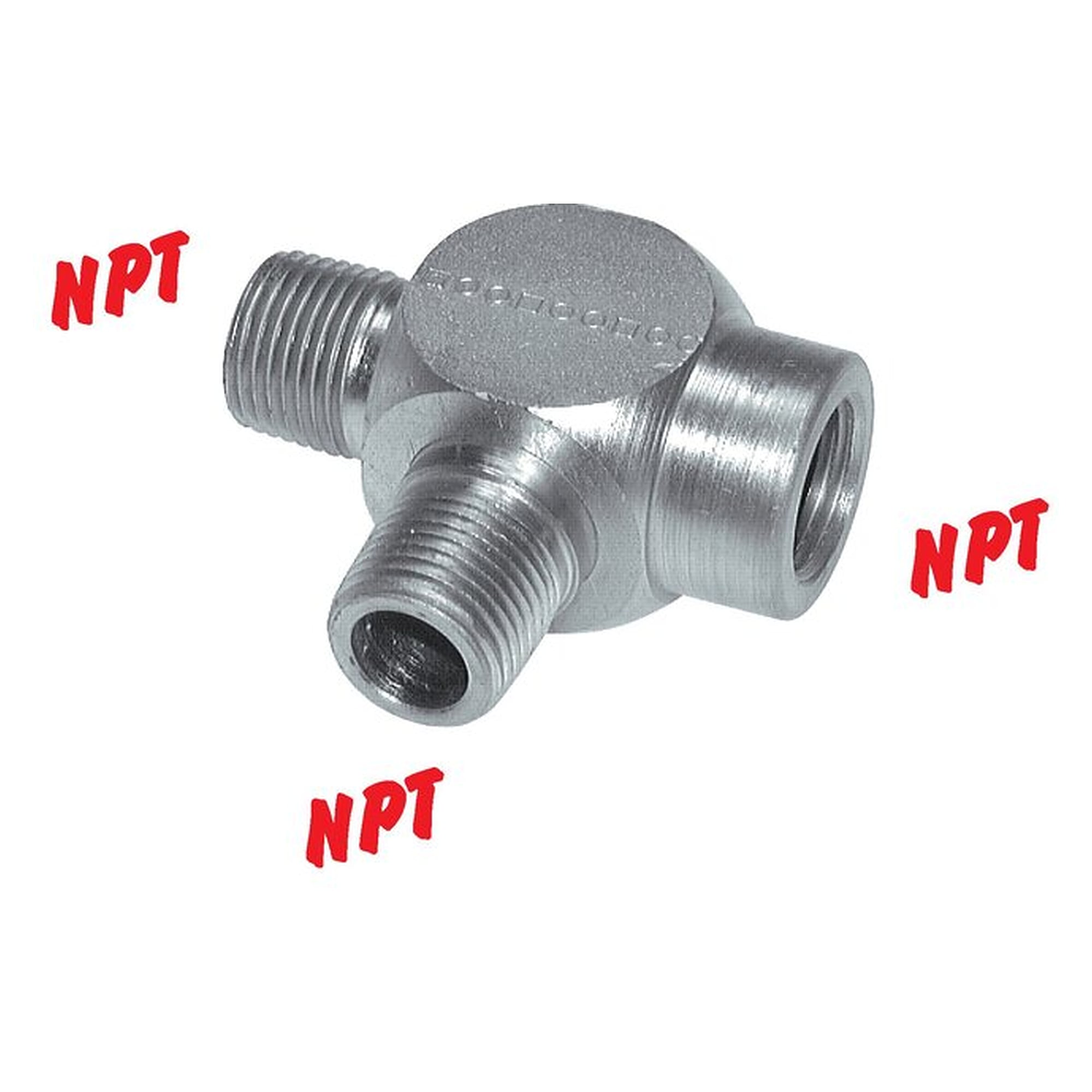 Einschraubstück, Außen- und Innengewinde, Außengewinde NPT 3/4", PN 170 bar, Stahl verzinkt