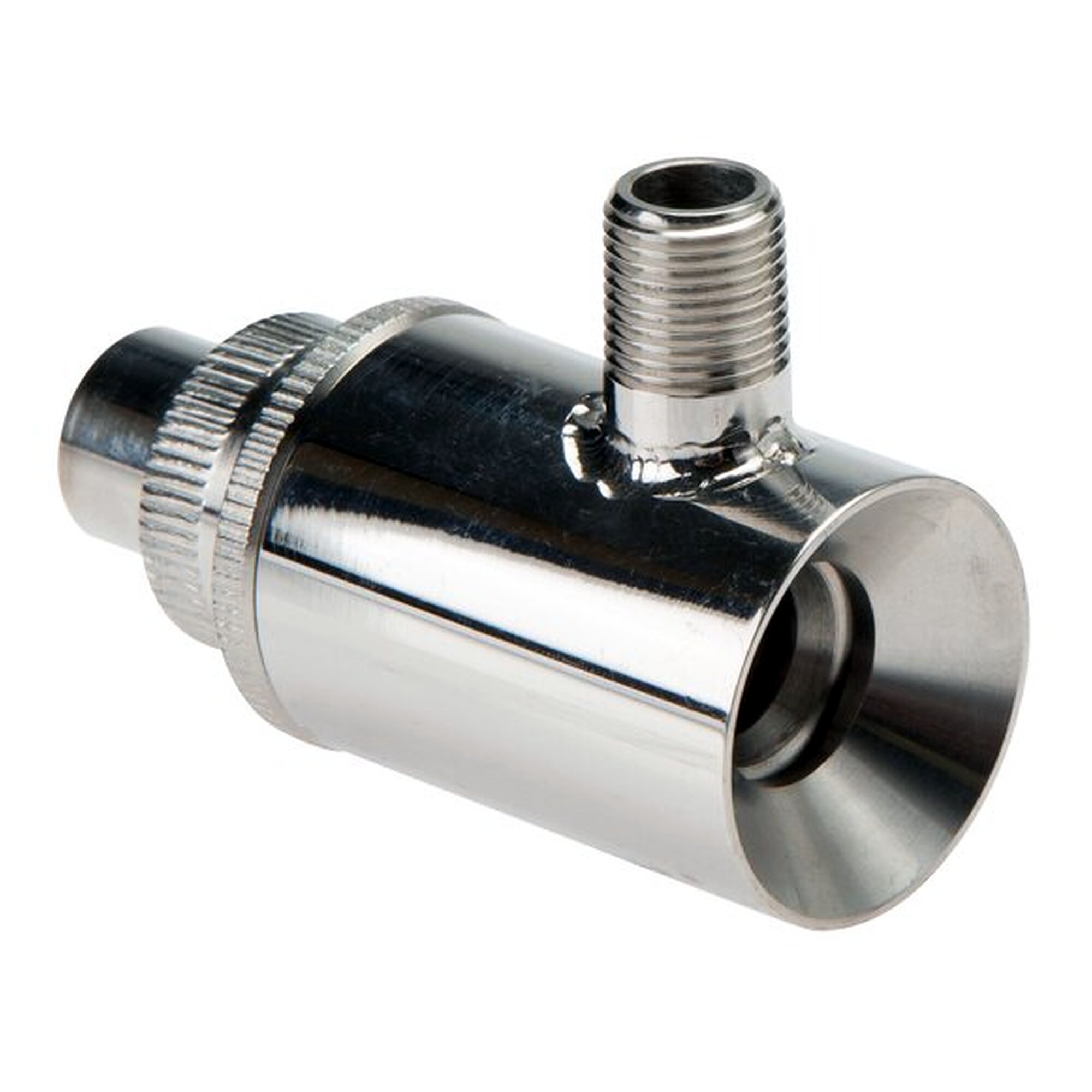Luftverstärkerdüse, 13 (1/2") mm Ausgang, 1.4301, R 1/8" (AG), Luftverbrauch 0,70 m³/min