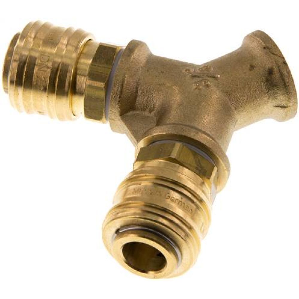 2-fach-Luftweiche mit Kupplungsdosen, G 3/8"