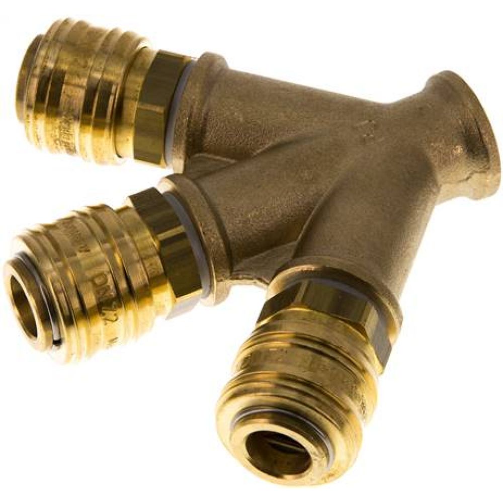 3-fach-Luftweiche mit Kupplungsdosen, G 3/8"