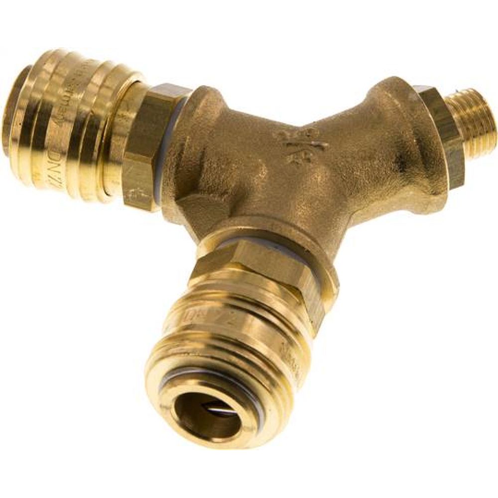 2-fach-Luftweiche mit Kupplungsdosen, G 1/4"