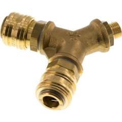 2-fach-Luftweiche mit Kupplungsdosen, G 1/4"