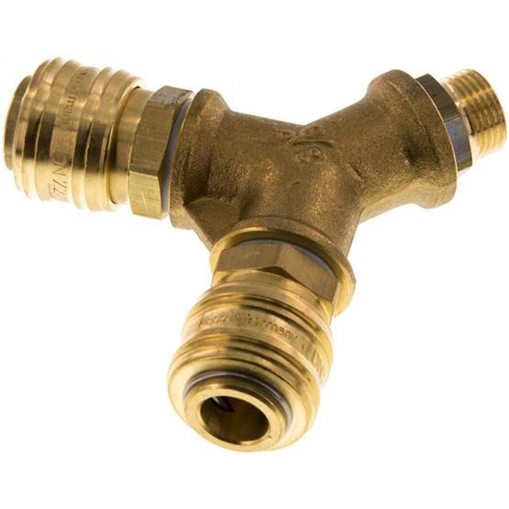 2-fach-Luftweiche mit Kupplungsdosen, G 3/8"