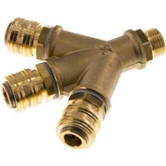 3-fach-Luftweiche mit Kupplungsdosen, G 1/2"