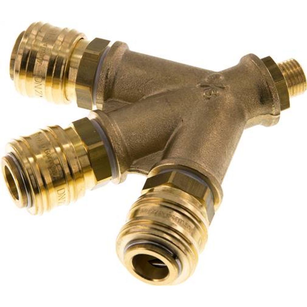 3-fach-Luftweiche mit Kupplungsdosen, G 1/4"