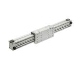 Kolbenstangenloser Zylinder, Kolben Ø 63 mm, Hub 900 mm