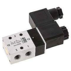 Airtec M-04310HN-115V. 3/2-way solenoid valve, G 1/8", Air spring return (NC), 115V AC, Standard