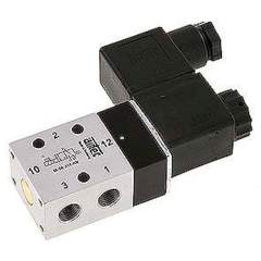 Airtec M-04311HN-12V. 3/2-way solenoid valve, G 1/8", closed (NC), 12V DC, Standard