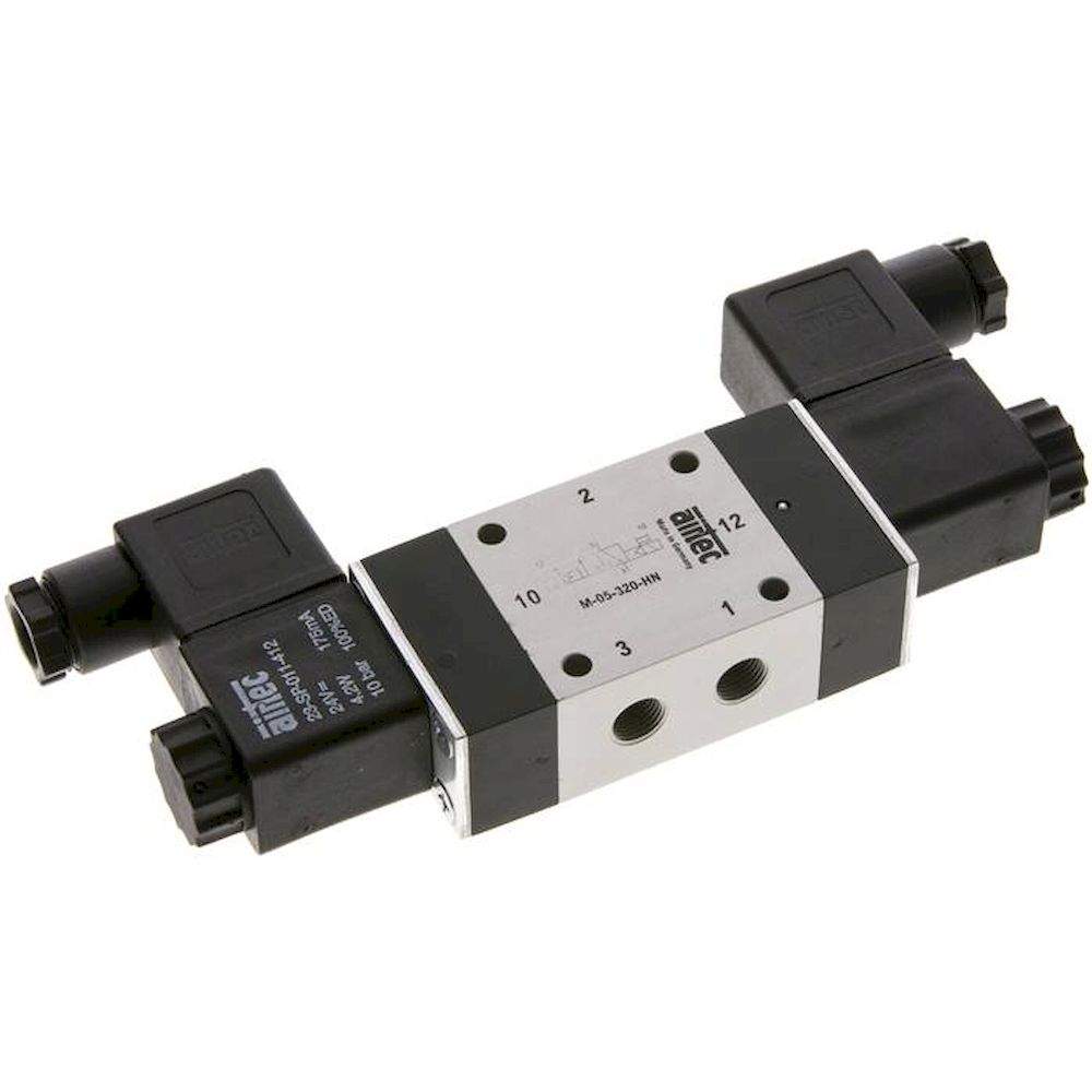 Airtec M 05320HN 12V=. 3/2-Wege Magnetimpulsventil, G 1/8", 12 V DC