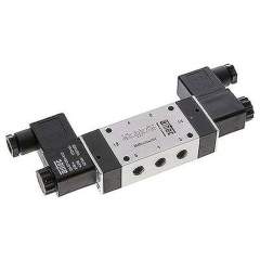 Airtec M-05534HN-115V. 5/3-way solenoid valve, G 1/8", Centre position breathing, 115V AC