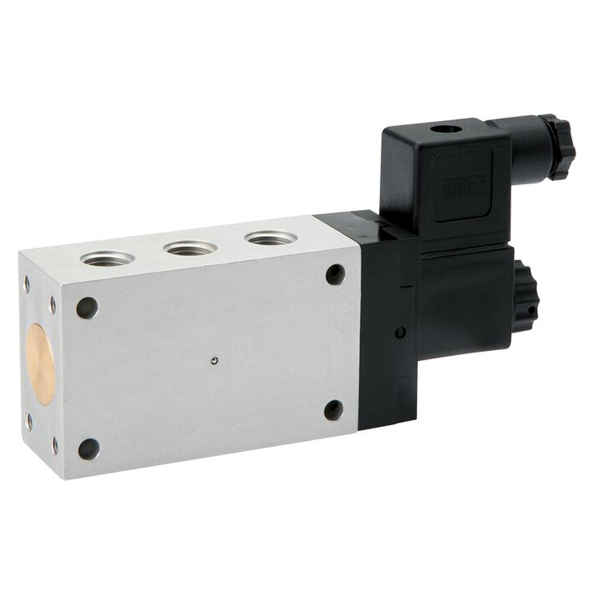 5/2-way solenoid valve, 3 to 8 bar, ATEX Ex ia, Spring, ATEX approval, G 1/8", 24 V DC, 750 l/min