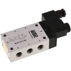 Airtec M 07511HN 24VAC. 5/2-Wege Magnetventil, G 1/4", Feder, 24 V AC, Standard