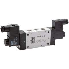 Airtec M-20530-HN-12V. 5/3-way solenoid valve, M 5, Centre position closed, 12V DC