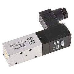 Airtec M-20510HN-230V. 5/2-way solenoid valve, M 5, Pneumatic spring, 230V AC, Standard