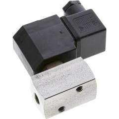 M-218-ES-12V. 2/2-way ES solenoid valve G 1/8", 0 to 8 bar, closed (NC) without power