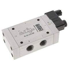 Airtec M-22310HN-115V. 3/2-way solenoid valve, G 1/2", Air spring return (NC), 115V AC, Standard