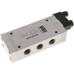 Airtec M 22510HN 24V=. 5/2-Wege Magnetventil, G 1/2", Luftfeder, 24 V DC, Standard