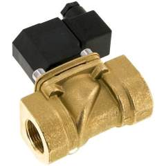 M-2340-115V. 2/2-way brass solenoid valve G 3/4", -0,95 to 16 bar, closed (NC) without power