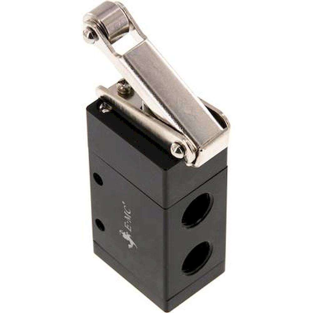 E.MC M-322-S2. 3/2-way (NC/NO) Limit switch with Roller lever, roller made of steel, G 1/4"