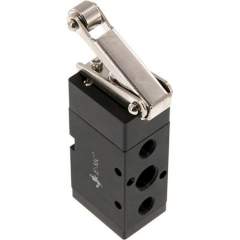 E.MC M-522-S2. 5/2-way Limit switch with Roller lever, roller made of steel, G 1/4"