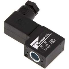 MAG L 12V=. Magnetspule 12 V DC, Bauform L, Steckergröße 0