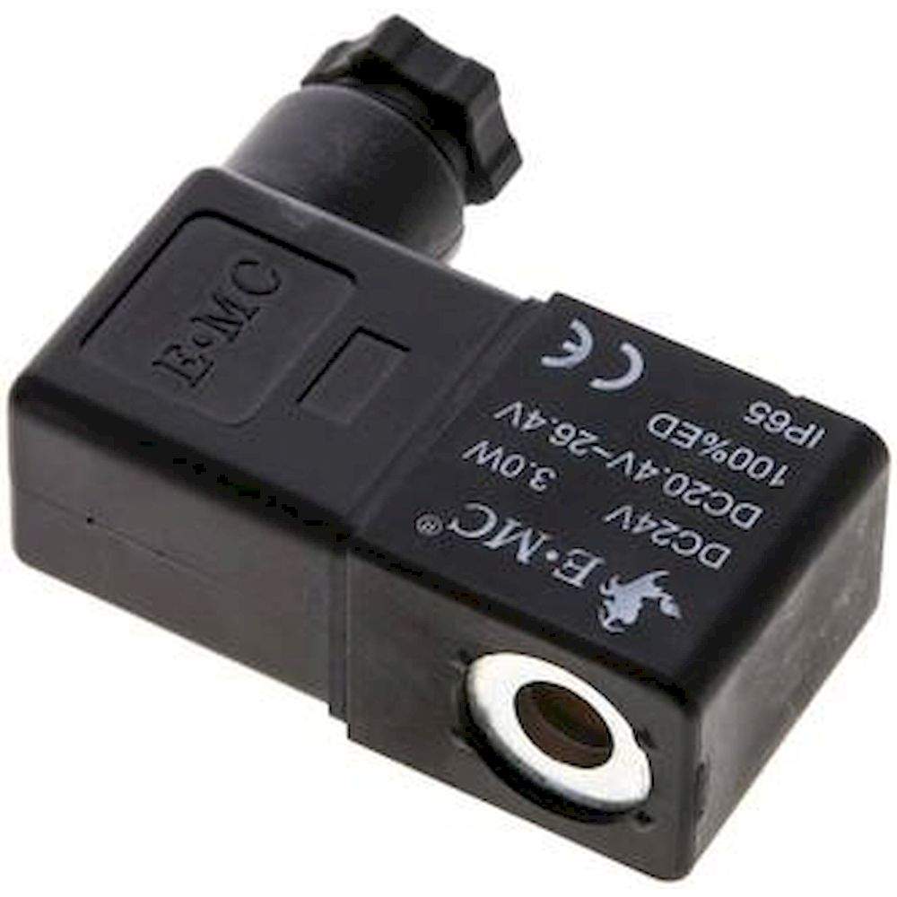 E.MC MAG T1 12V=. Magnetspule 12 V DC, Bauform T1, Steckergröße 1