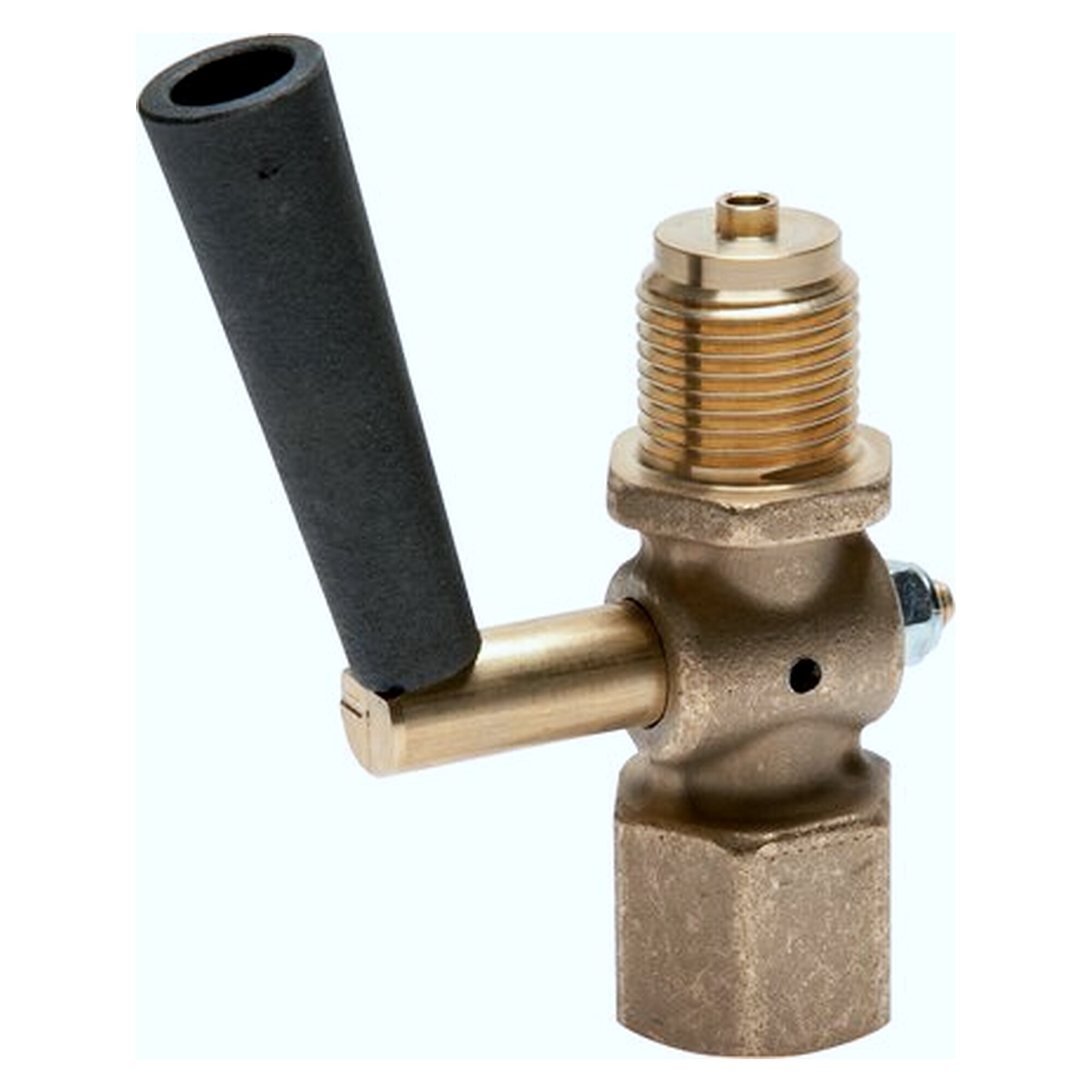 Gauge shut-off cock, G 1/2", 16 bar, brass, temperature range -10 to +50 °C, G 1/2" (AG)