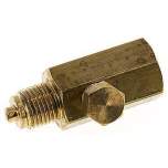 MANOS 14 MS Manometer-Stoßminderer G 1/4" , Messing