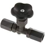 Wika MAV 12 SMSM ST Manometer-Absperrventil G 1/2" Spannmuffe-Spannmuffe,Stahl