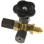 Wika MAV 12 SMZP2 MS Manometer-Absperrventil G 1/2" Spannmuffe-Zapfen,Messing