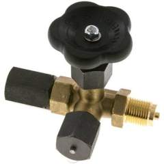 Wika MAV 12 SMZP2 MS Manometer-Absperrventil G 1/2" Spannmuffe-Zapfen,Messing