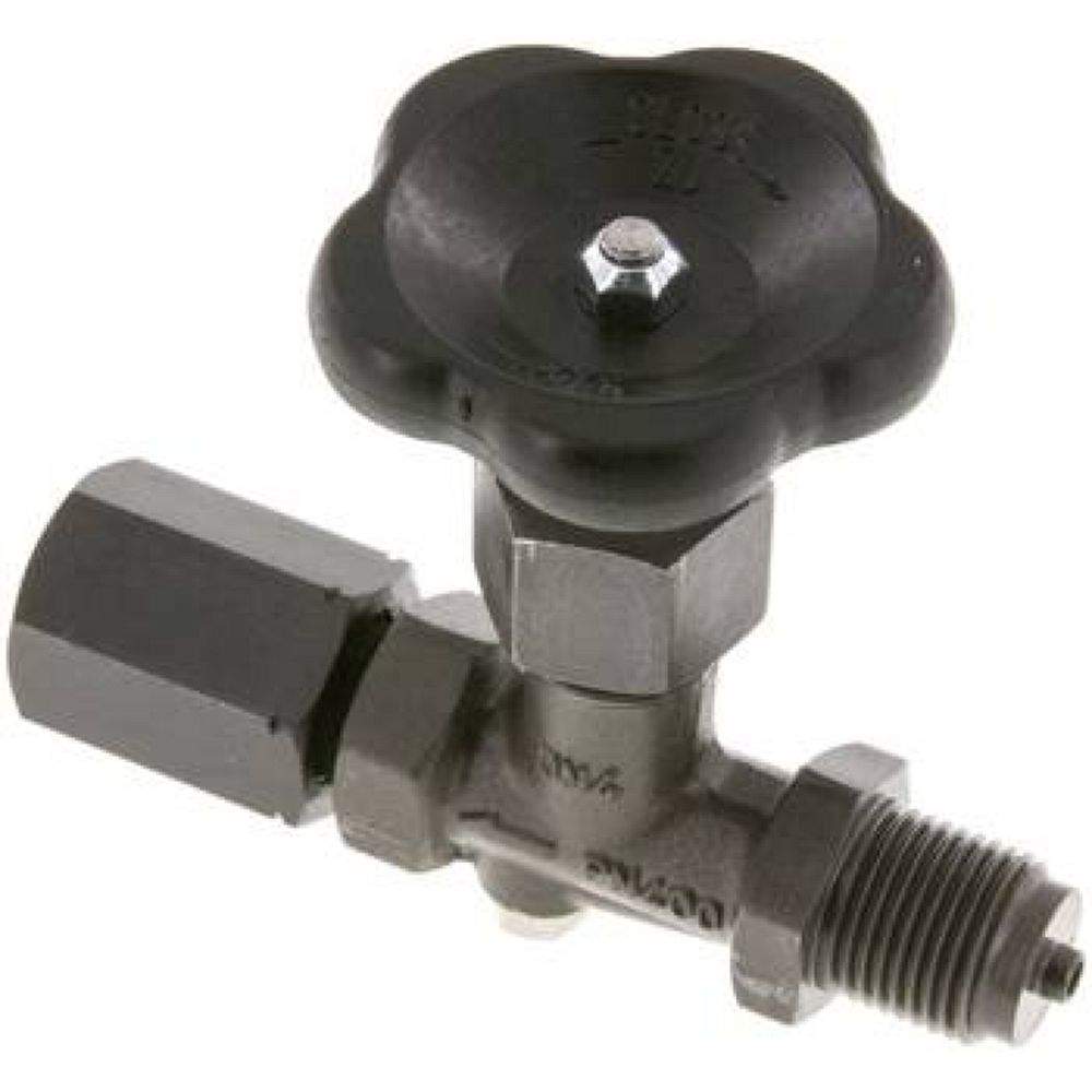 Wika MAV 12 SMZ ST Manometer-Absperrventil G 1/2" Spannmuffe-Zapfen,Stahl