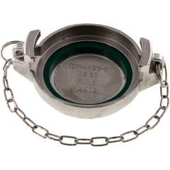 Tankwagenkupplung Verschlussdeckel, 1.4408 für VK 80 ES