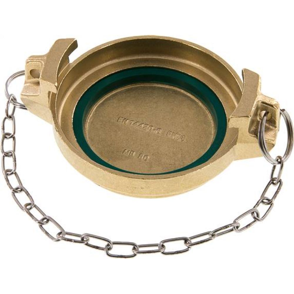 Tankwagenkupplung Verschlussdeckel, Messing für VK 80 MS