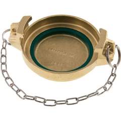 Tankwagenkupplung Verschlussdeckel, Messing für VK 80 MS